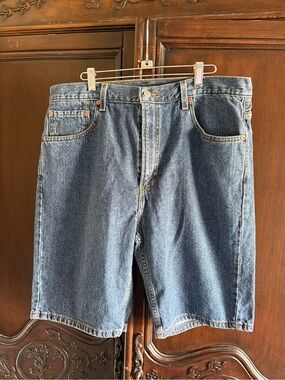 Y2K Levi’s 505 “R Tab” Denim Jorts Shorts Waist 38 Inseam 10.5
